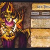 Jeu de plateau World of Warcraft : Fiche boss 6 joueurs de Kel'Thuzad