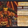 Jeu de plateau World of Warcraft : Fiche boss 4 joueurs de Lord Kazzak