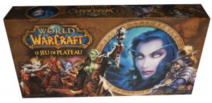 Jeu de plateau World of Warcraft : trois quart haut de la boîte