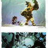 La partie bonus présente des illustrations aux styles très variés (Artbook Dofus Frigost)