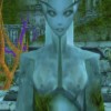 Statut Azshara sous forme d'elfe la nuit à Vashjir