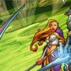Jaina et les 2 roi Varian face à Onyxia (BD World of Warcraft)