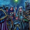 Rencontre pour parler de paix Horde et Alliance à Theramore (bande-dessinée World of Warcraft)