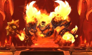 Ragnaros (World of Warcraft) attendant les joueurs dans le patch 4.2