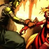 Med'an relève Valeera après avoir interrompu son combat contre Maraad (bande-dessinée World of Warcraft)