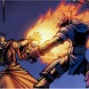 Meryl  attaque Marteau du crépuscule tandis que Valeera va chercher Med'an à Anh'Qiraj  (bande-dessinée World of Warcraft)