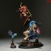 Diorama World of Warcraft / Sideshow Collectibles : Elfe de sang vs draenei