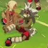 Kriss la Krass simule une blessure (Boufbowl - Wakfu)