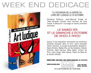 Carton invitation au livre Art Ludique