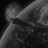 Ce vaisseau est l'Atlantis tiré de la série Albator 78 (Herlock, Endless odyssey)
