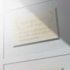 La plaque commémorative de la tombe de Tetuoru Irita (Herlock, Endless odyssey - Albator)