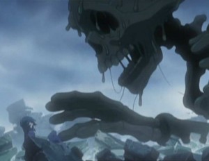 Tadashi est attaqué par un démon venu d'une autre dimension (Albator - Herlock, Endless odyssey - Episode 03)