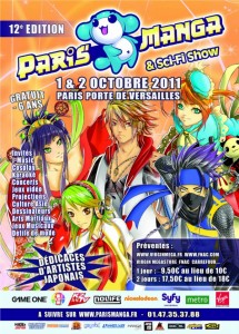 affiche Paris Manga version manga