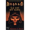 Couverture du livre la loi du sang de Richard A. Knaak. Ce roman est situé dans l'univers de Diablo