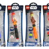 Stylo Lego / Star Wars avec Jango Fett, Luke Skywalker, Chewbacca, C6PO