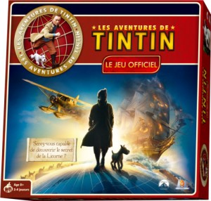 Couvercle du jeu de société les Aventures de Tintin