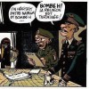 Le personnage de gauche est une caricature du Général de Gaulle - Alerte aux Zorkons (Spirou et Fantasio - tome 51)