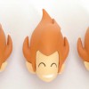 La figurine iop dispose de trois têtes interchangeables (Dofus)