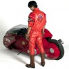 Blouson en cuir et moto de Kaneda (Akira)