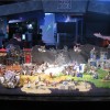 Photographie d'un décors de Warcraft réalisé en Mega bloks opposant la Horde et l'Alliance réalisé pour la Blizzcon 2011