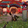 Un pandaren s'entraînant aux arts martiaux