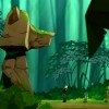 Statue d'un Lenald sur l'île des wabbits (Wakfu)