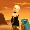 Yugo prend la main d'Evangelyne pour la remercier (Wakfu)