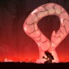 L'esprit de la fontaine se matérialise sous forme d'un serpent d'eau (Wakfu)