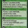 Face de la carte d'aide du jeu de société les aventures de Tintin