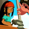 Elaine est humaine alors que son père est un poulpe (Wakfu)