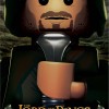 Aragorn en mode Lego tenant les restes d'Andùril (Seigneur des anneaux)