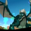 Faéris se transforme en dragon (Wakfu)