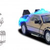 la Dragodindedoloréane est une allusion à la Delorean de Futur