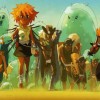 les gélutins sont libérés et Kira peut les ramener à son village (Wakfu)