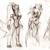 Croquis de la Reine Sadida (Wakfu)