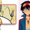 Au milieu des objets jetés par Jadina, on peut appercevoir la drill de Simon, issu de l'animé Guren Lagann