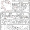 Les Légendaires : Planche de test de Nadou N°1 - line art