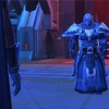 Dark Baras lance un défi à son apprenti devant le conseil noirdans Star Wars : The Old Republic