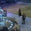 Dark Baras organisant un combat de son apprenti dans Star Wars : The Old Republic avec ses compagnons