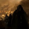 Dark Malgus devant Aldéran en flamme dans Star Wars : The Old Republic dans la vidéo d'introduction