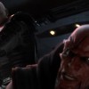 Dark Malgus tuant son maître sur Korriban dans Star Wars : The Old Republic