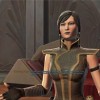 Satele Shan parlant du code jedi dans Star Wars : The Old Republic à un padawan prometteur