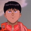 Gros plan du visage de Kaneda