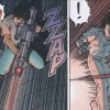 Kaneda tire sur Tetsuo avec un laser afin de le tuer et venger son gang massacré par Tetsuo