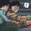 Kaneda et Kay sur une moto conduisant à la fin du manga