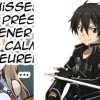 Kirito et Asuna de Sword Art Online