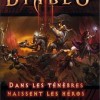 Couverture du roman Dans les Ténèbres naissent les héros, recueil de nouvelles situées dans l'univers de Diablo (avant le troisième opus)