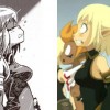 Evangelyne comparaison Animé - Manga