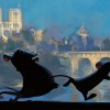 Image du film Ratatouille tirée de l'exposition "Pixar, 25 ans d'animation"