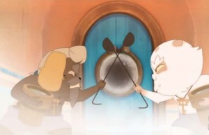 Kerubim et Indie dans le sauna (Dofus)